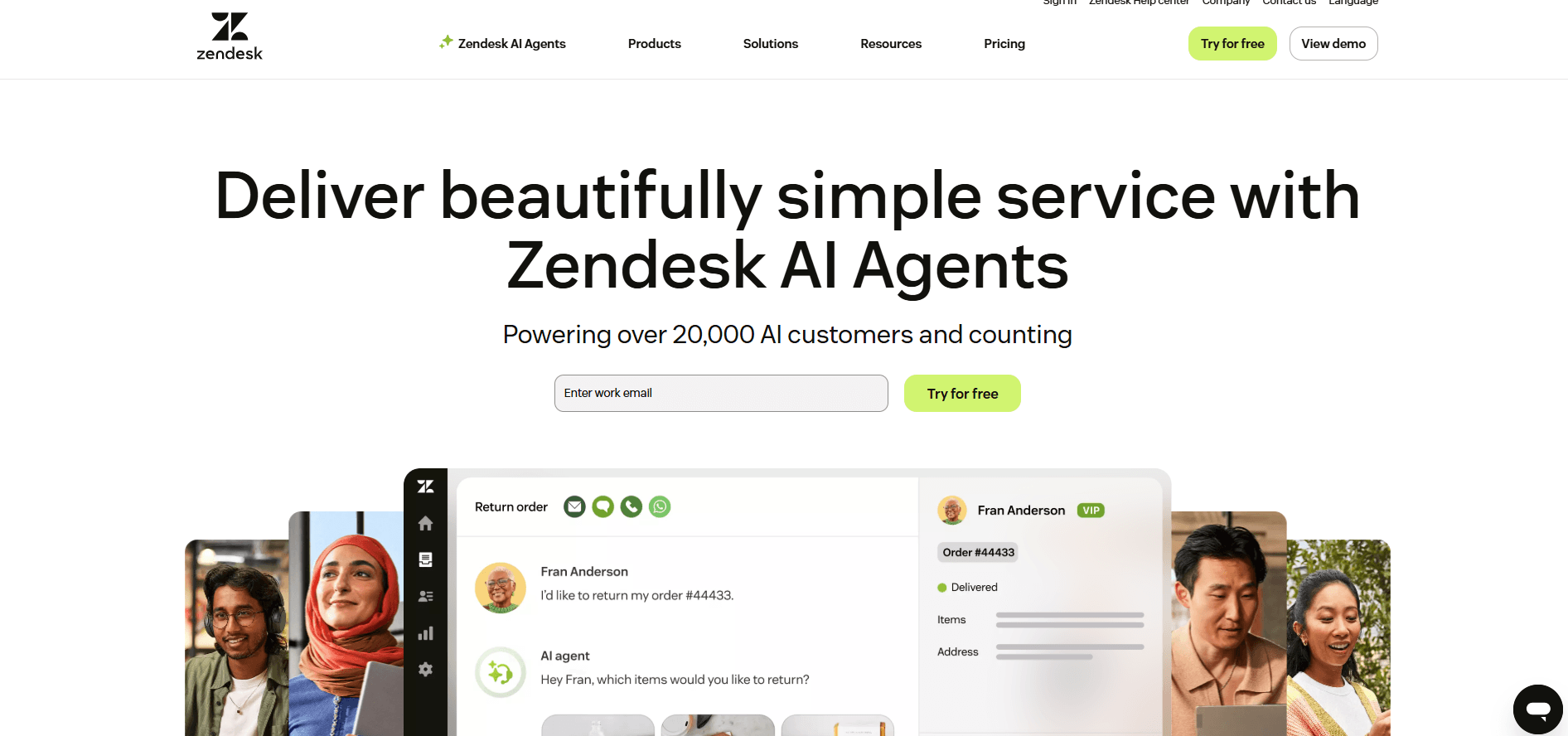 Zendesk multi channel chatbot platform