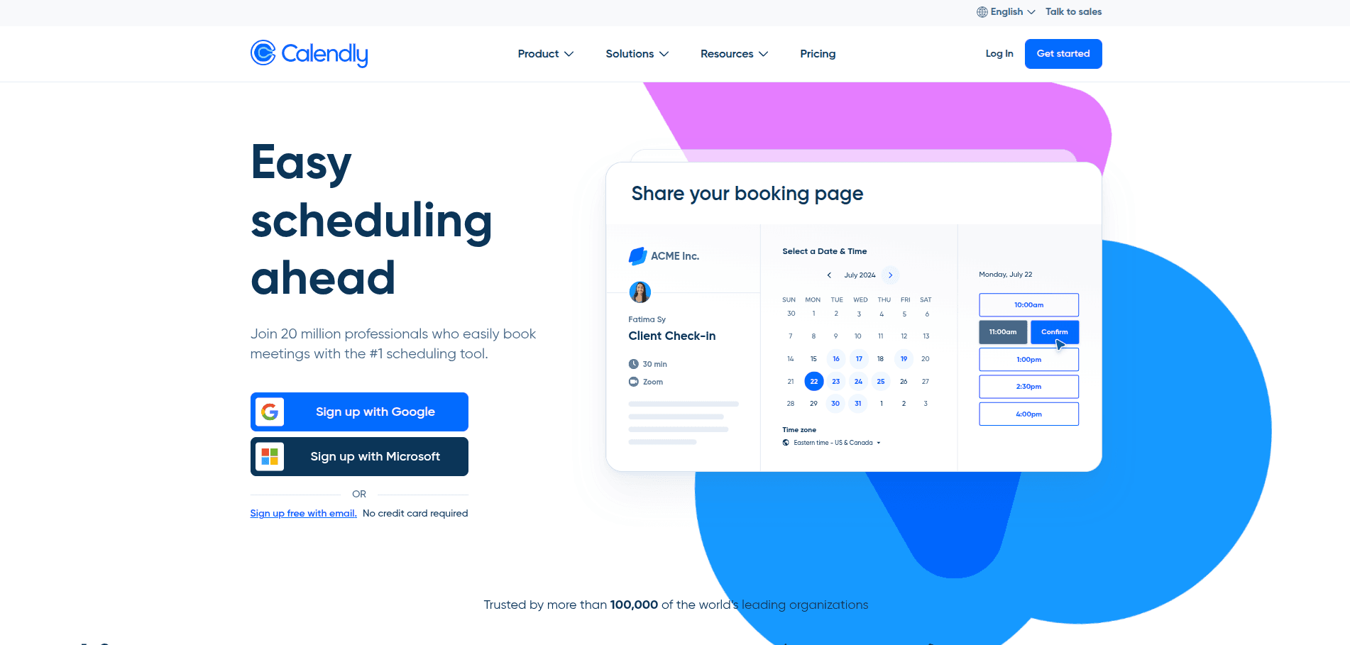 Calendly Website Platform