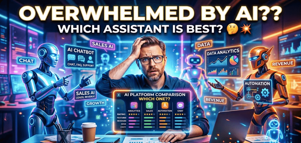 Overwhelmed by multiple AI chatbots