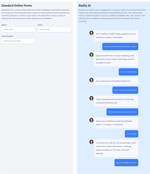 Realty Madison AI Chatbot