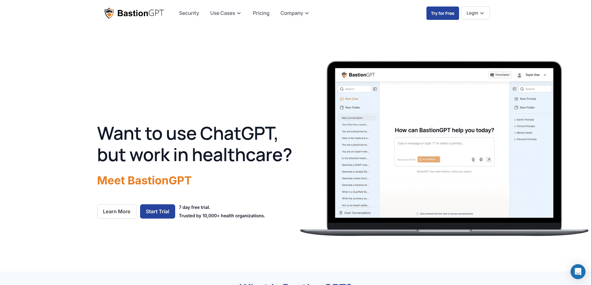 BastionGPT Website Platform