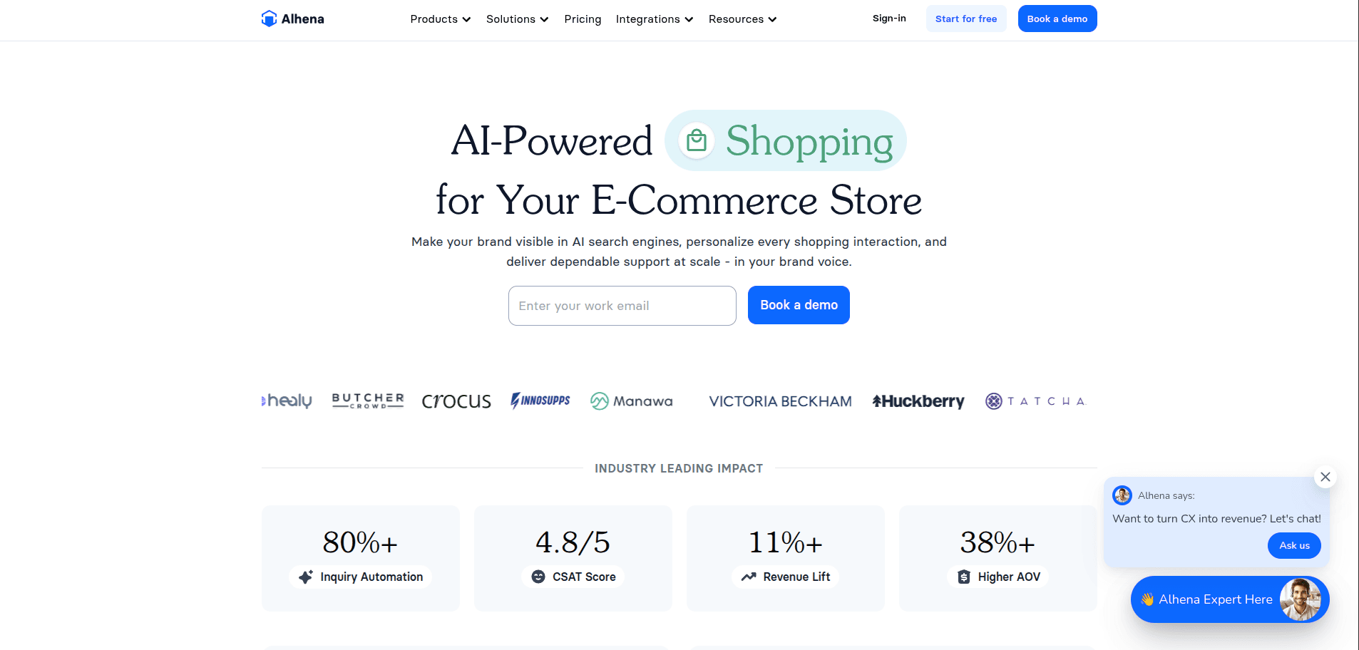 Alhena Website Platform