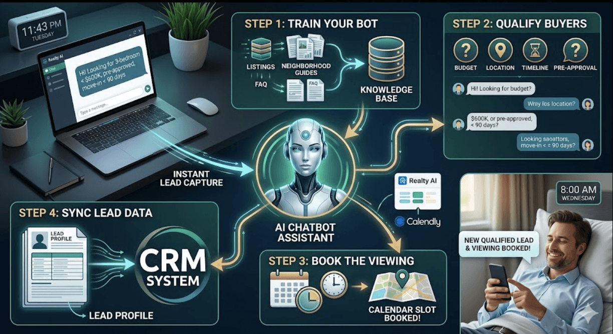 AI chatbots qualify leads.
