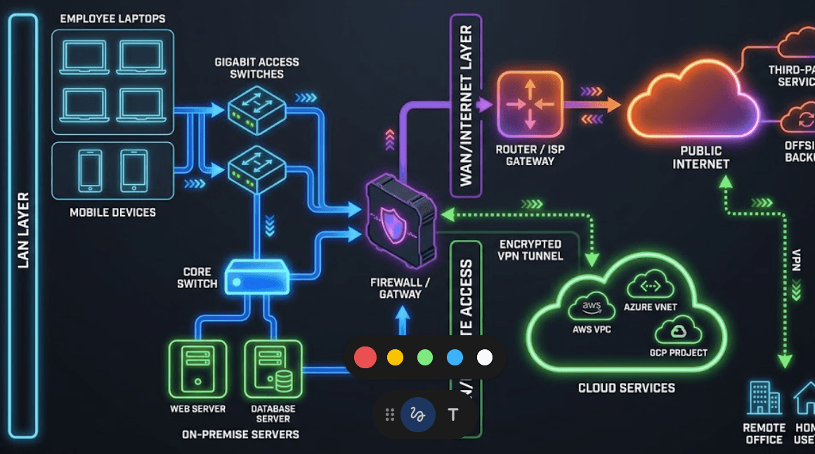 Networking diagram