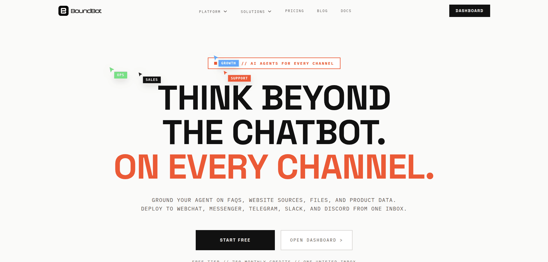 BoundBot Website Platform