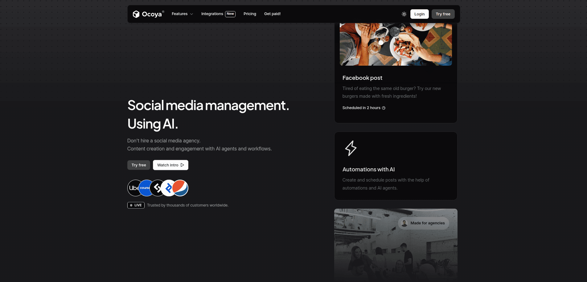 Ocaya Website Platform