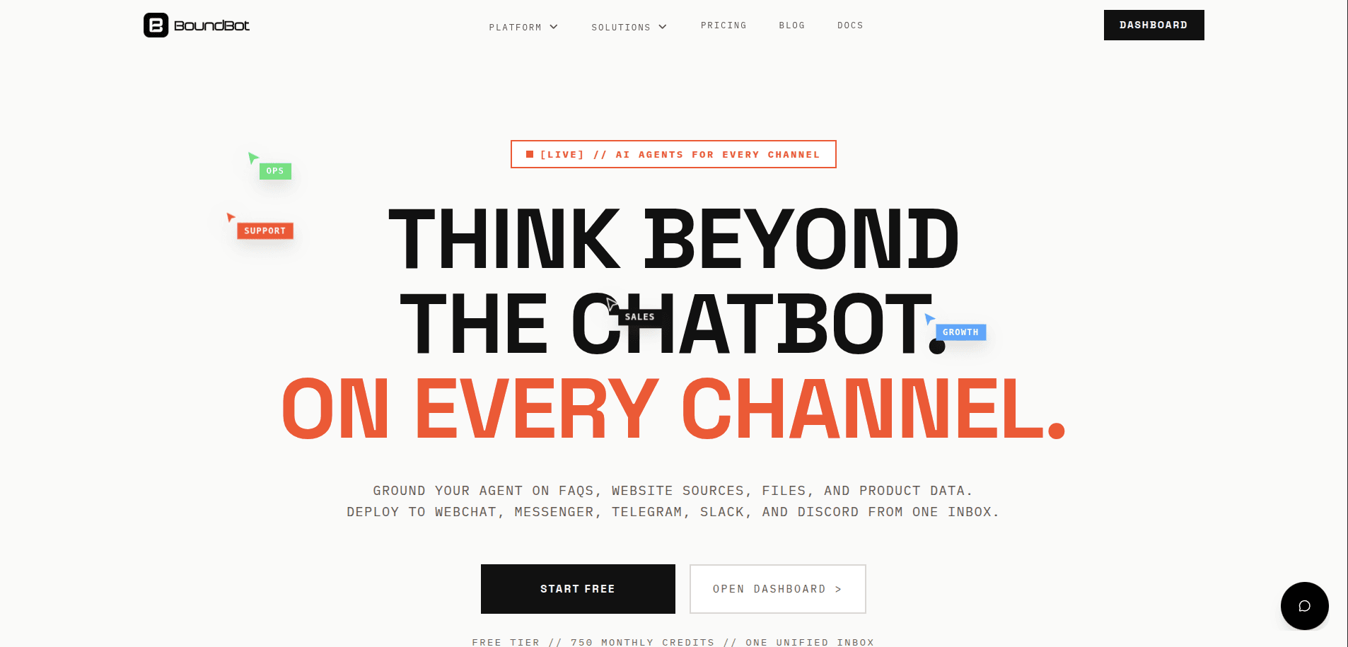 BoundBot Website Platform