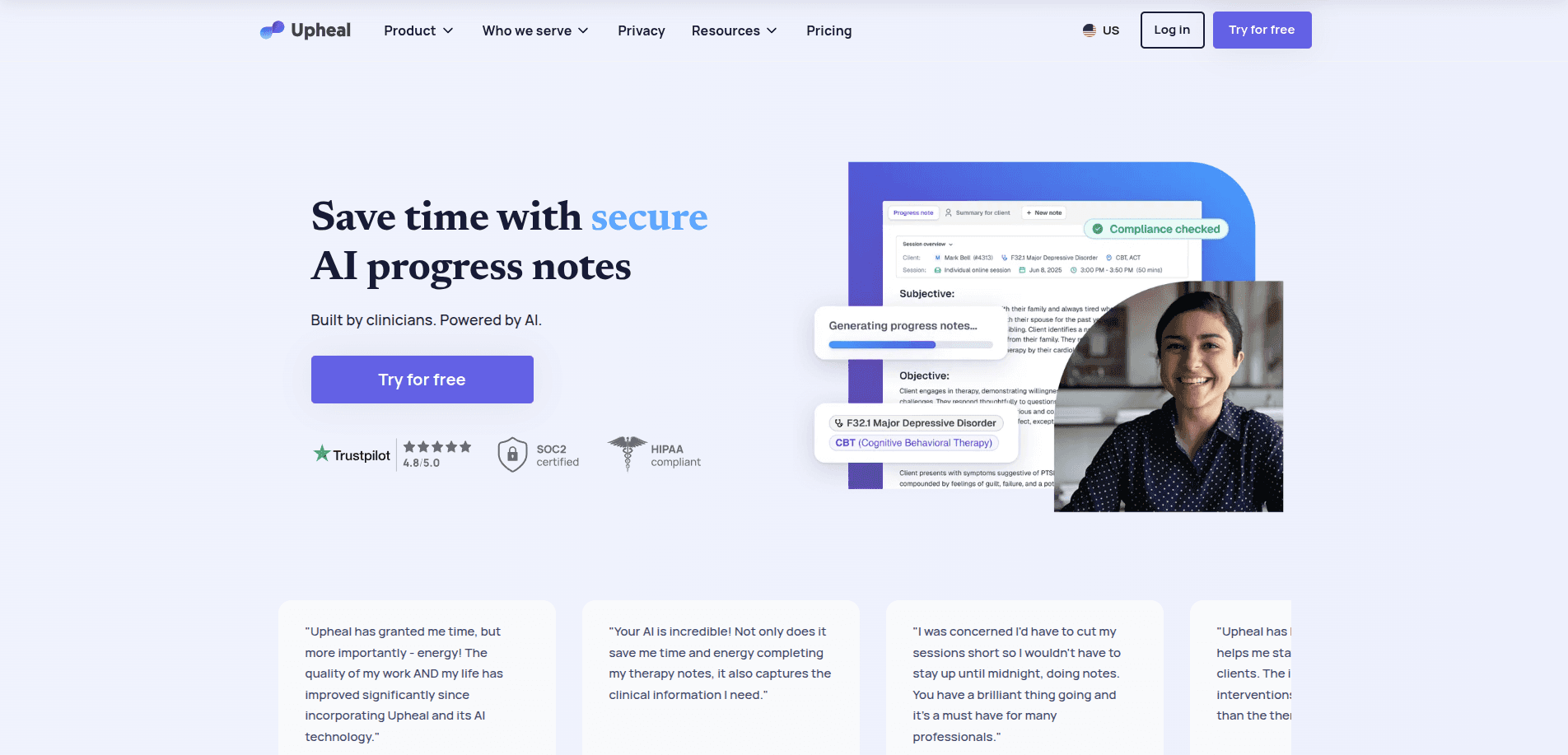 Upheal Website Platform