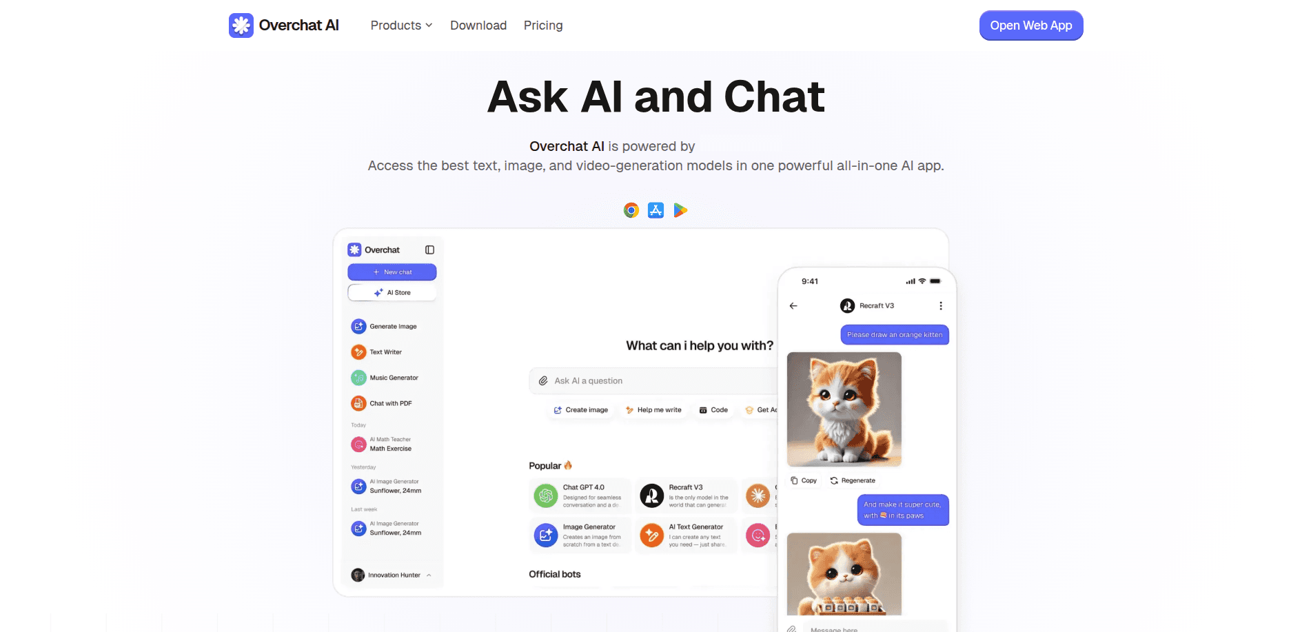 Overchat Website